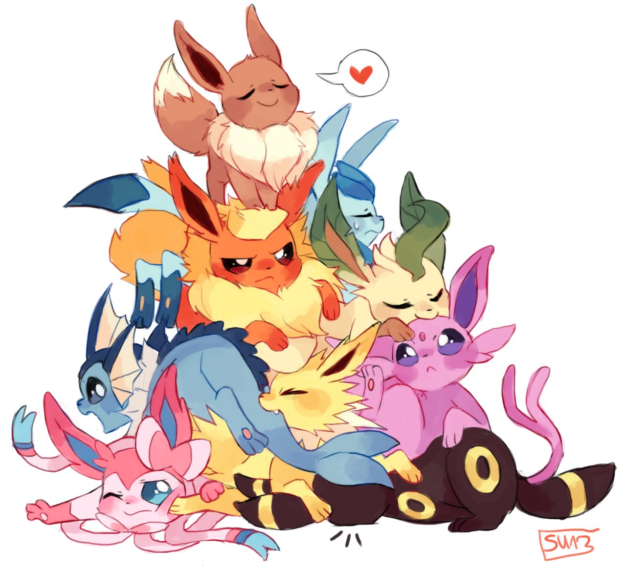 Desenhos de Pokémon Eevee - Como desenhar Pokémon Eevee passo a passo