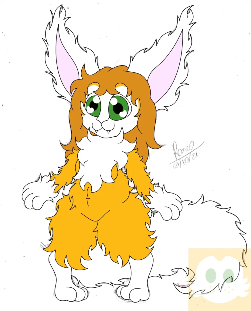 Desenho da Jully sem as roupas dela