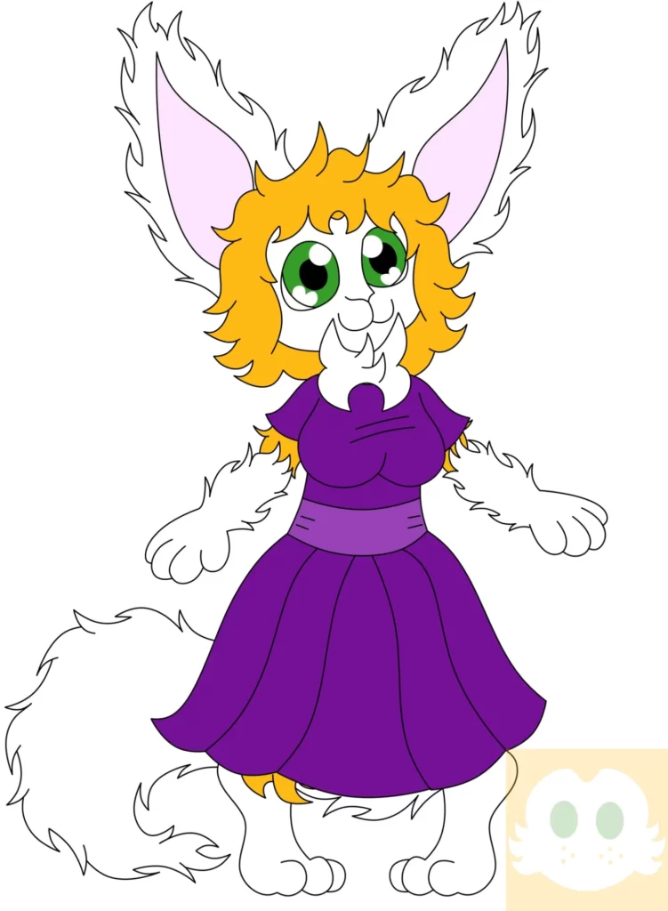 Desenho da Ju com as Roupas